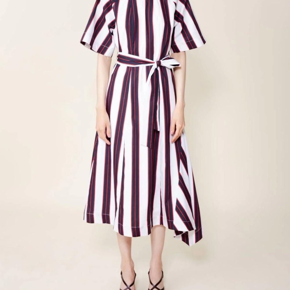 Du Paradis - Juliet Short Sleeve Dress Midi‎ Dress